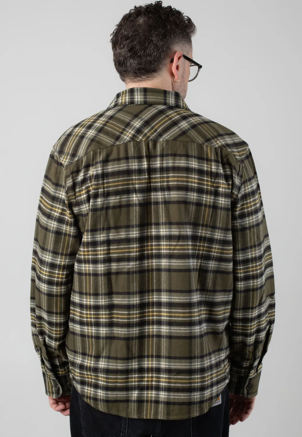 Impericon Bowery Flannel Ivy Green Hemd kariert