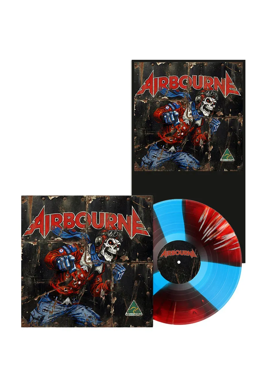 Airbourne Pre-Listening Event Berlin Splattered Vinyl limitiert