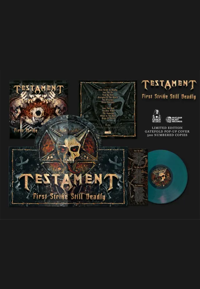 Testament First Strike Still Deadly Vinyl Blue PopUp Ltd.
