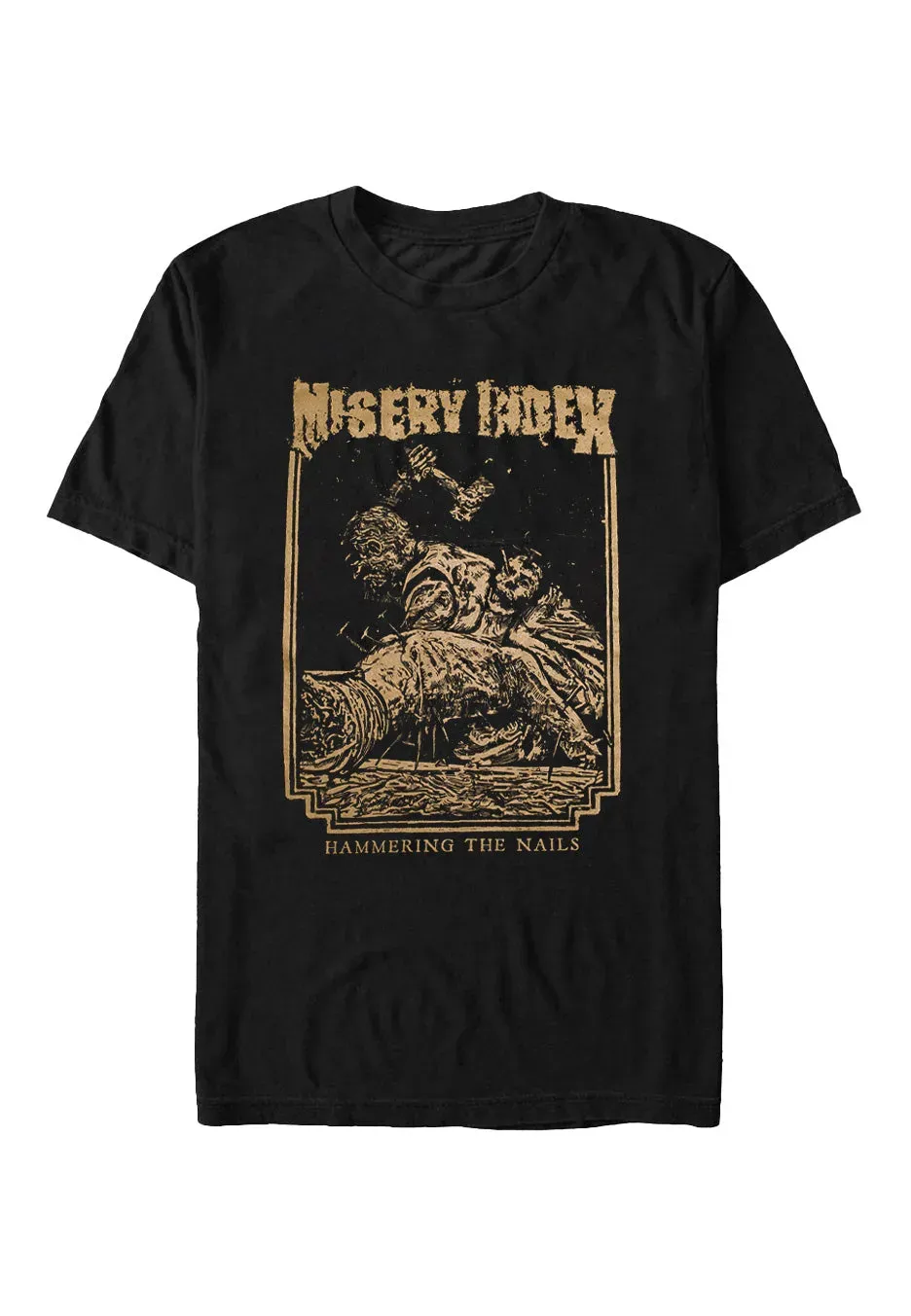 Misery Index Hammering T-Shirt Schwarz Unisex