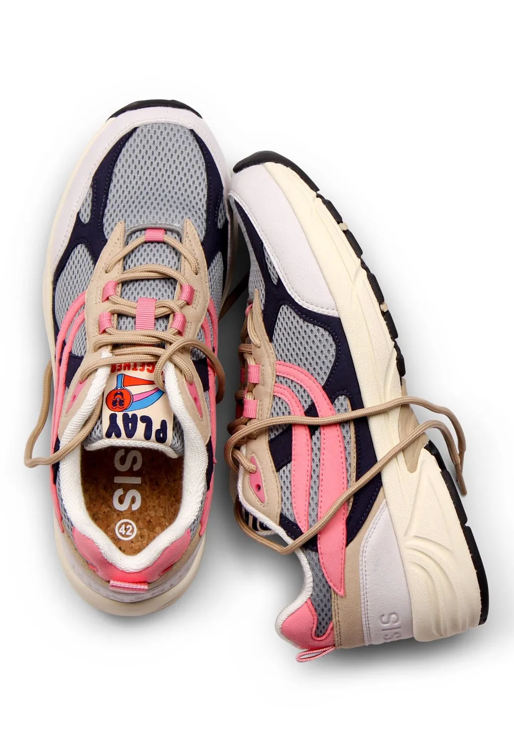 G-Eco 99 Reco Sneaker Grey/Navy/Pink Vegan