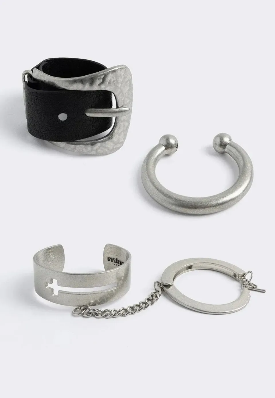 Impericon Seven Sins Silver Armband Set Onesize silber