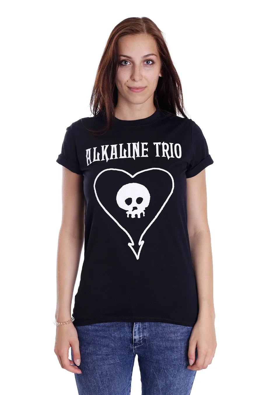 Impericon Classic Heartskull T-Shirt schwarz