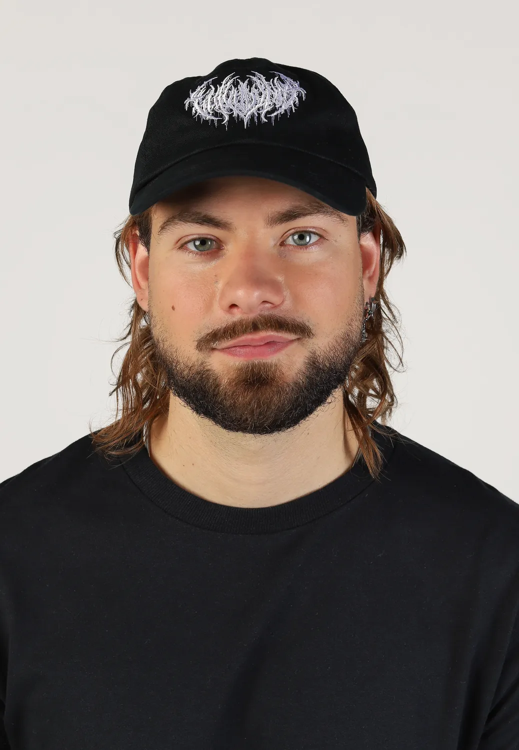 Impericon Logo 5-Panel Cap schwarz Onesize Baumwolle