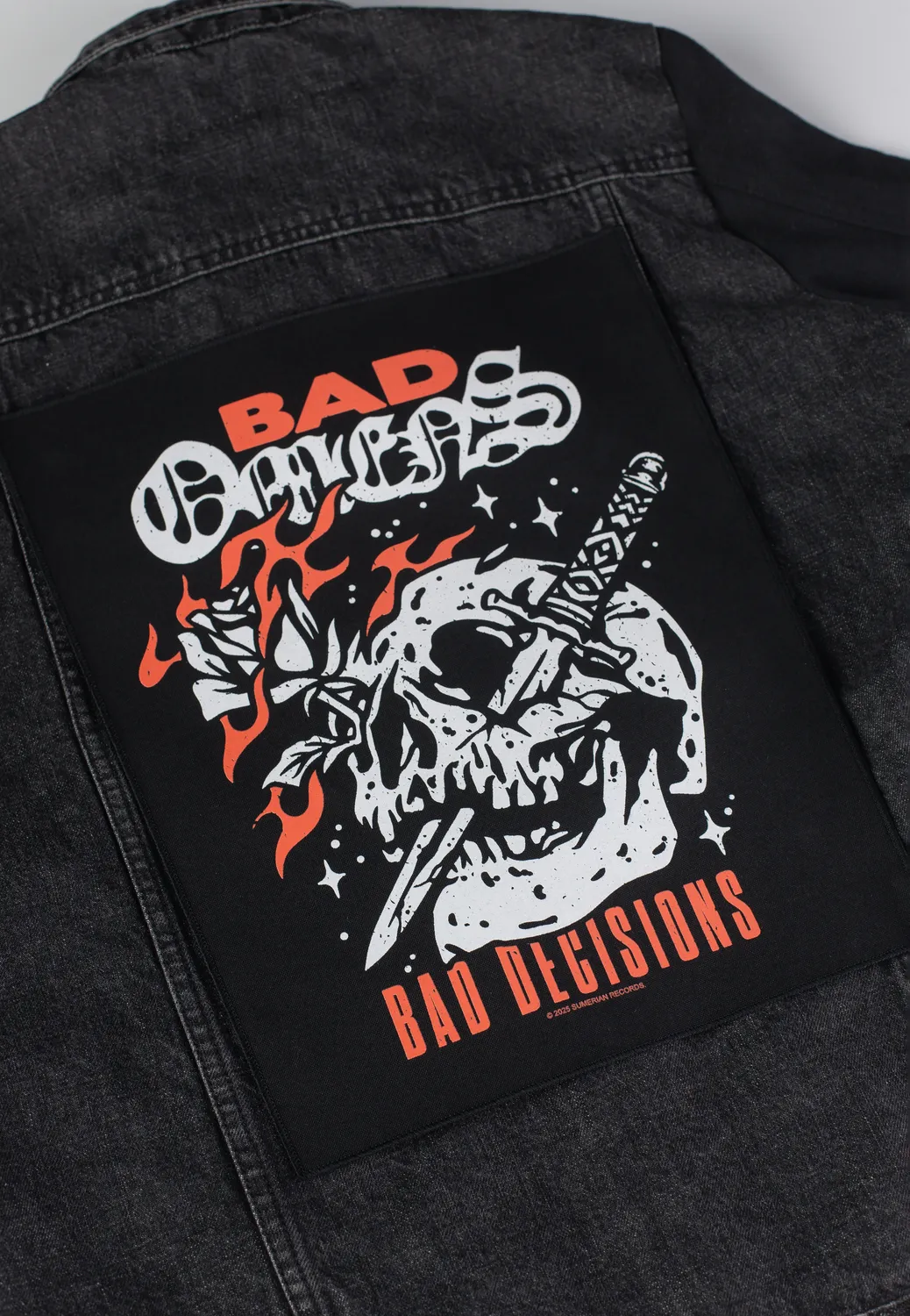 Impericon Bad Decisions Backpatch Rückenaufnäher Onesize schwarz