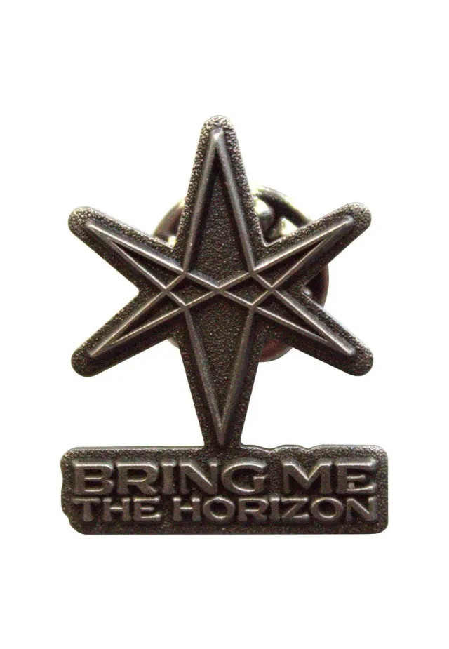 Impericon 6-Point Star Pin Badge grau Onesize
