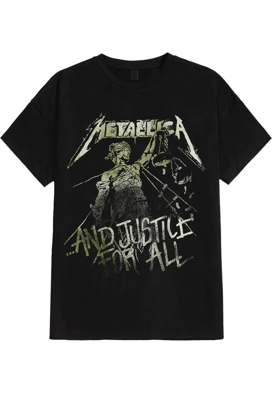 Impericon Justice Vintage T-Shirt schwarz Thrash Metal
