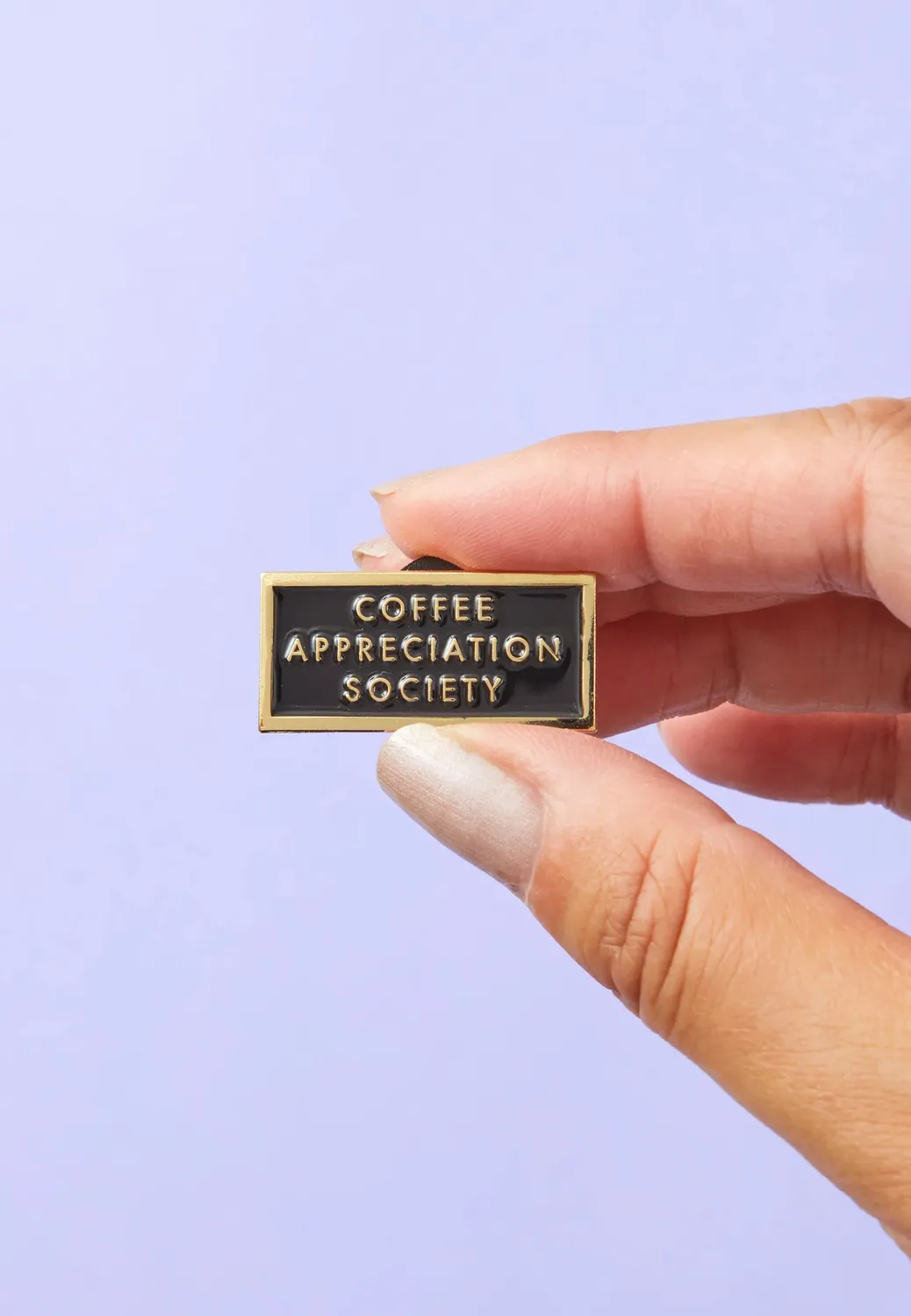 Impericon Coffee Appreciation Society Pin schwarz Emaille