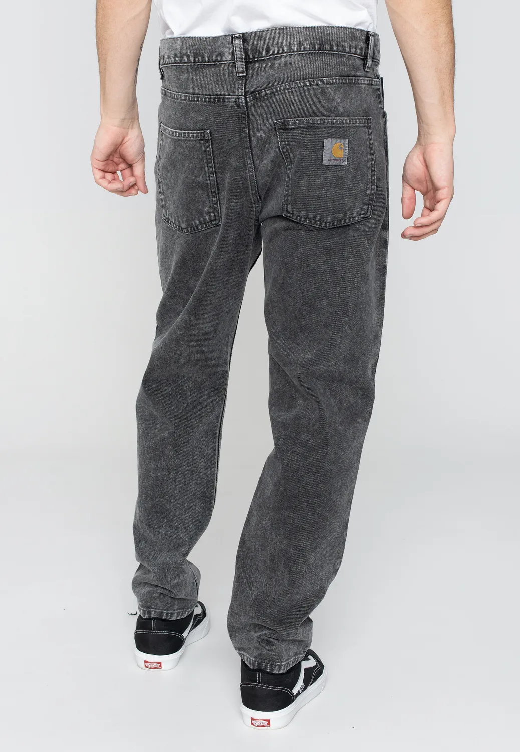 Impericon Newel Worn Washed Black Jeans Loose Fit schwarz