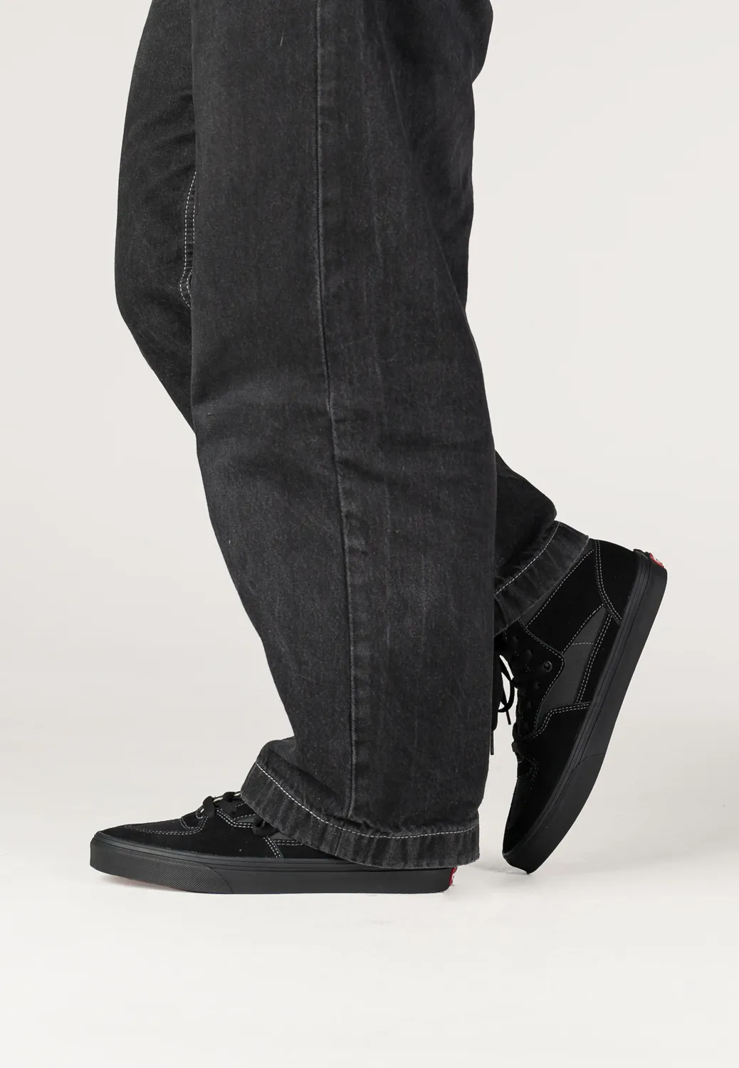 Vans Half Cab Decon Skateschuhe Schwarz Wildleder