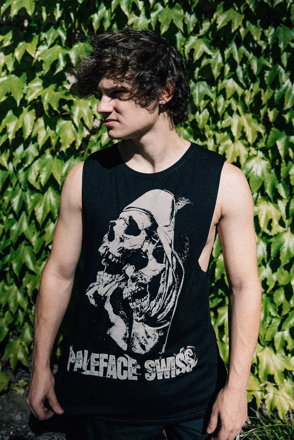 Paleface Swiss Dead Thoughts Tank Top schwarz Skull