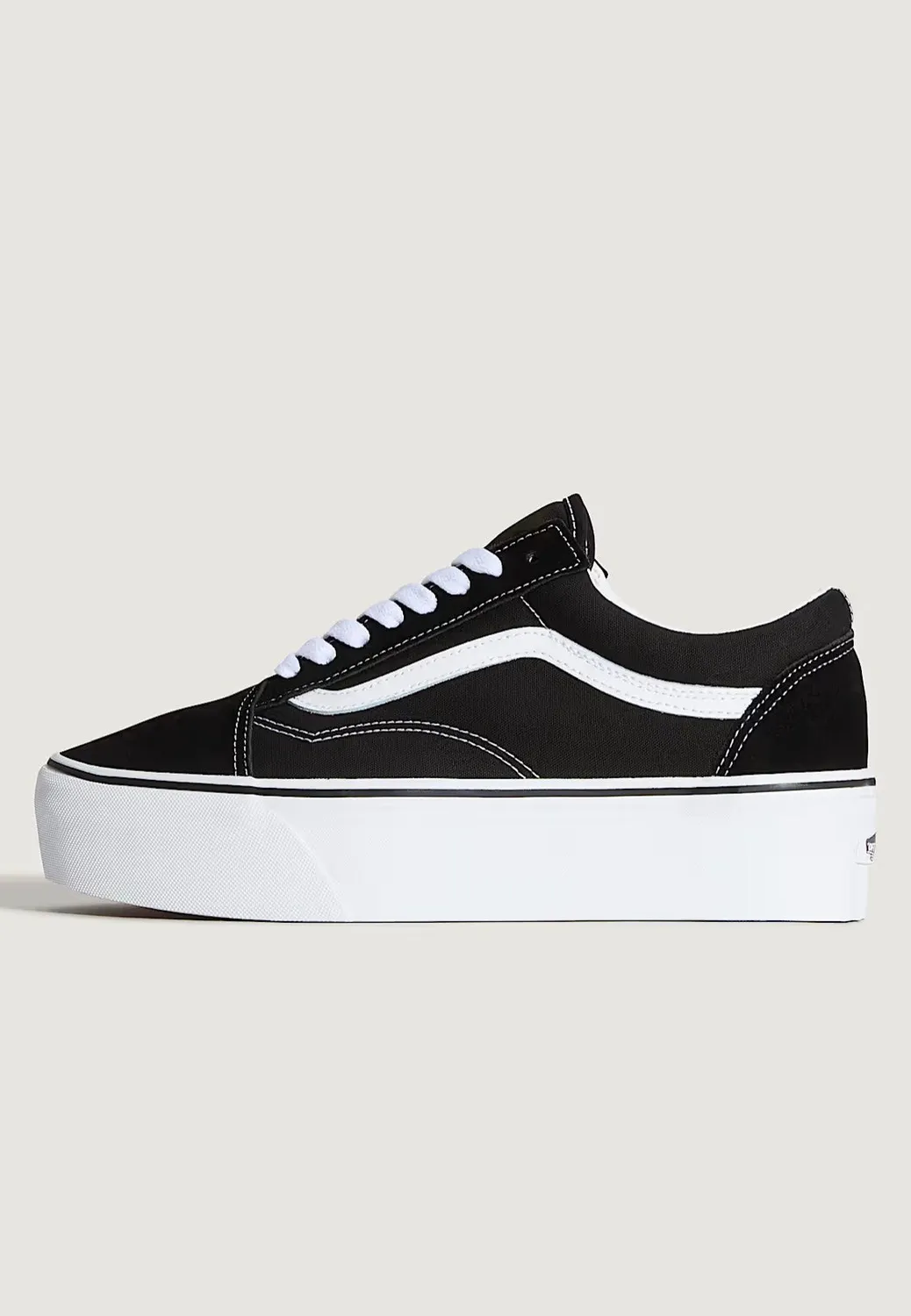 Impericon Old Skool Stackform Schuhe schwarz Suede