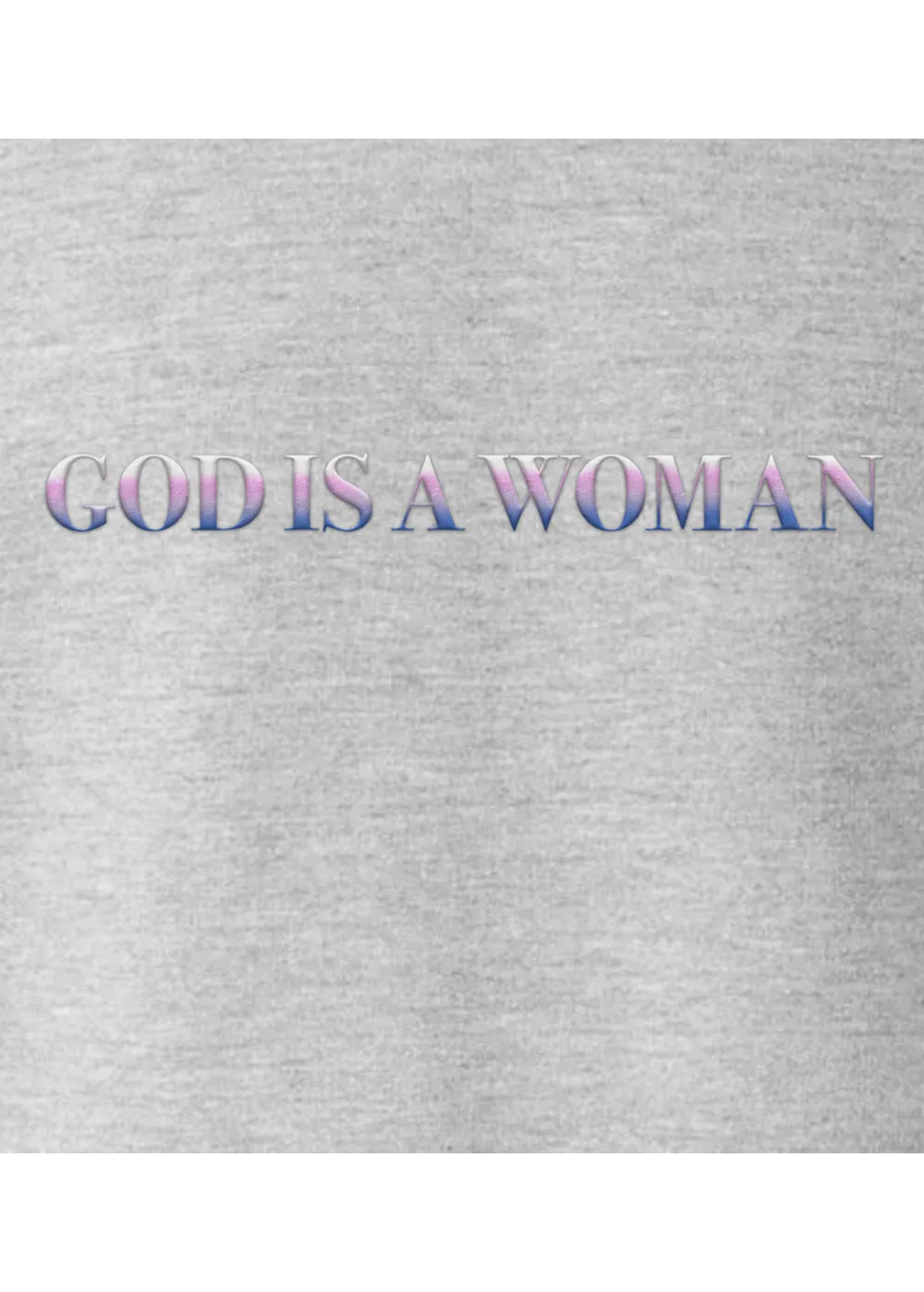 Ariana Grande God Is A Woman Crewneck Puff Print